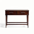 Wooden console table with two drawers and a mid-century modern design 90 x 40 x 75cm